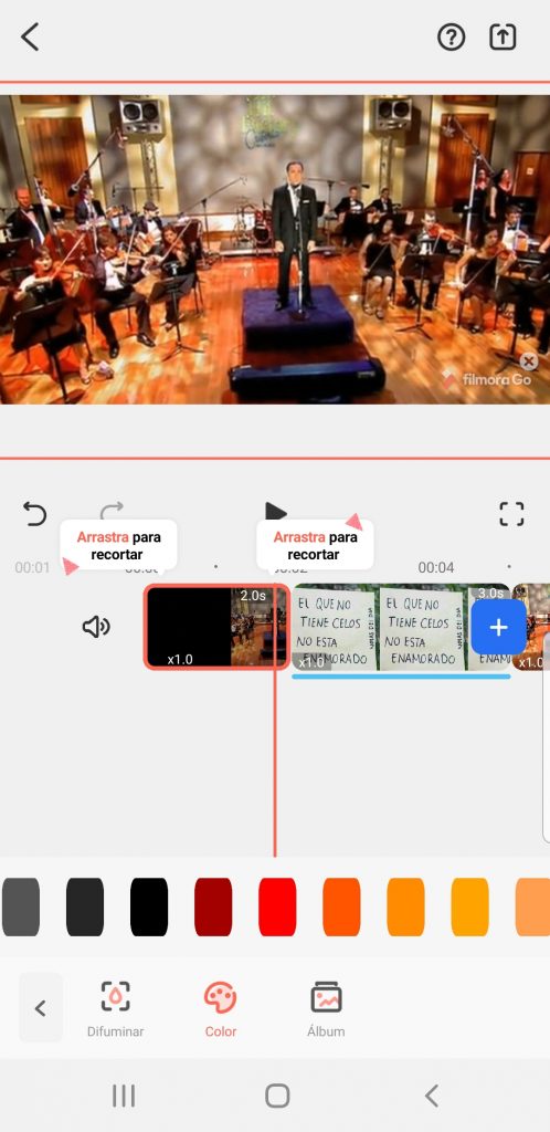 Filmorago editor de videos